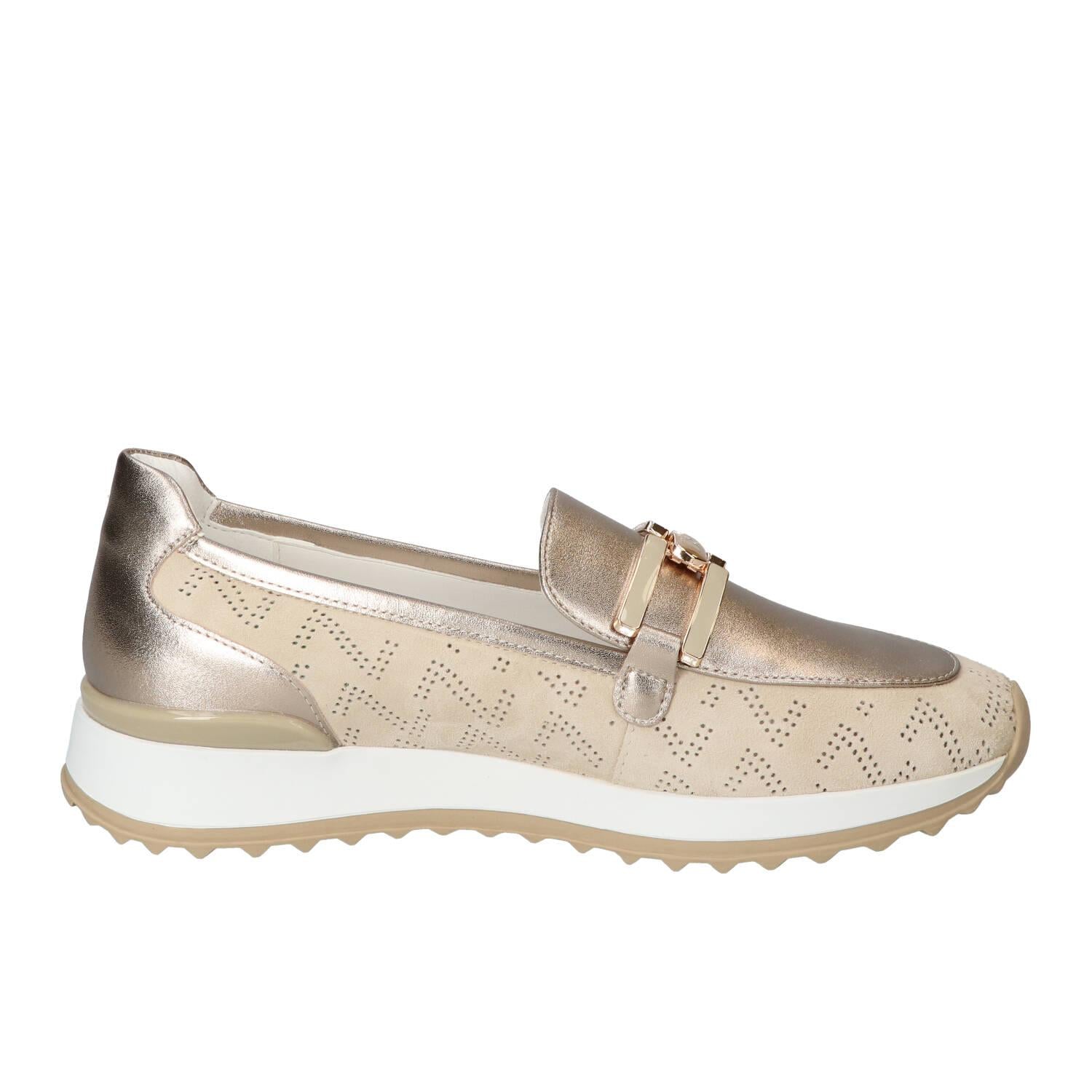 Chaussures à enfiler, Beige clair
