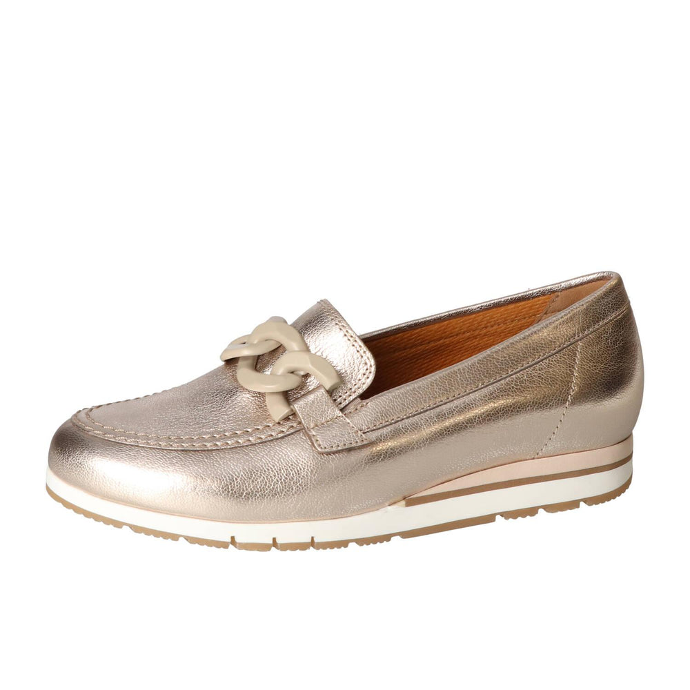Chaussures à enfiler, Doré