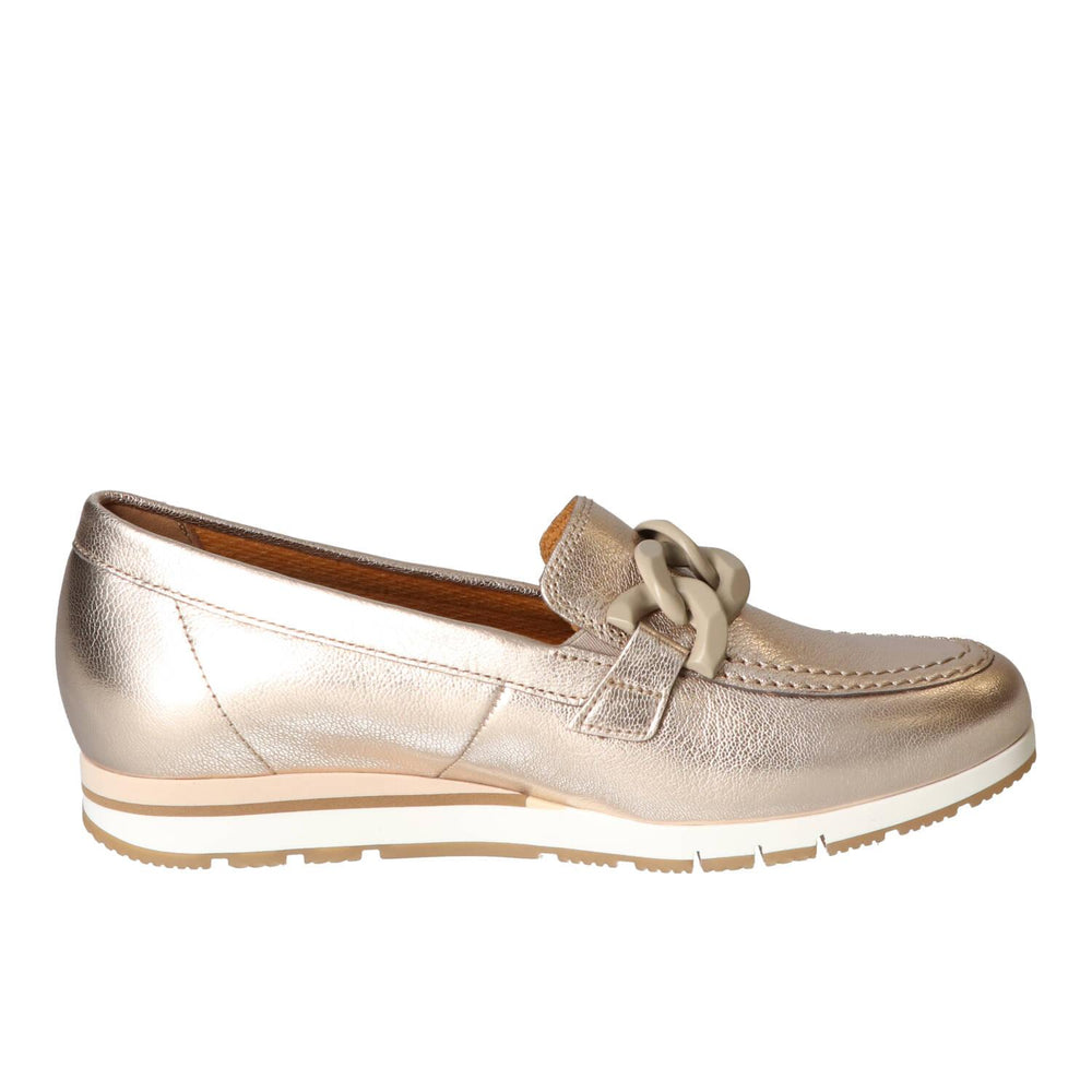 Chaussures à enfiler, Doré