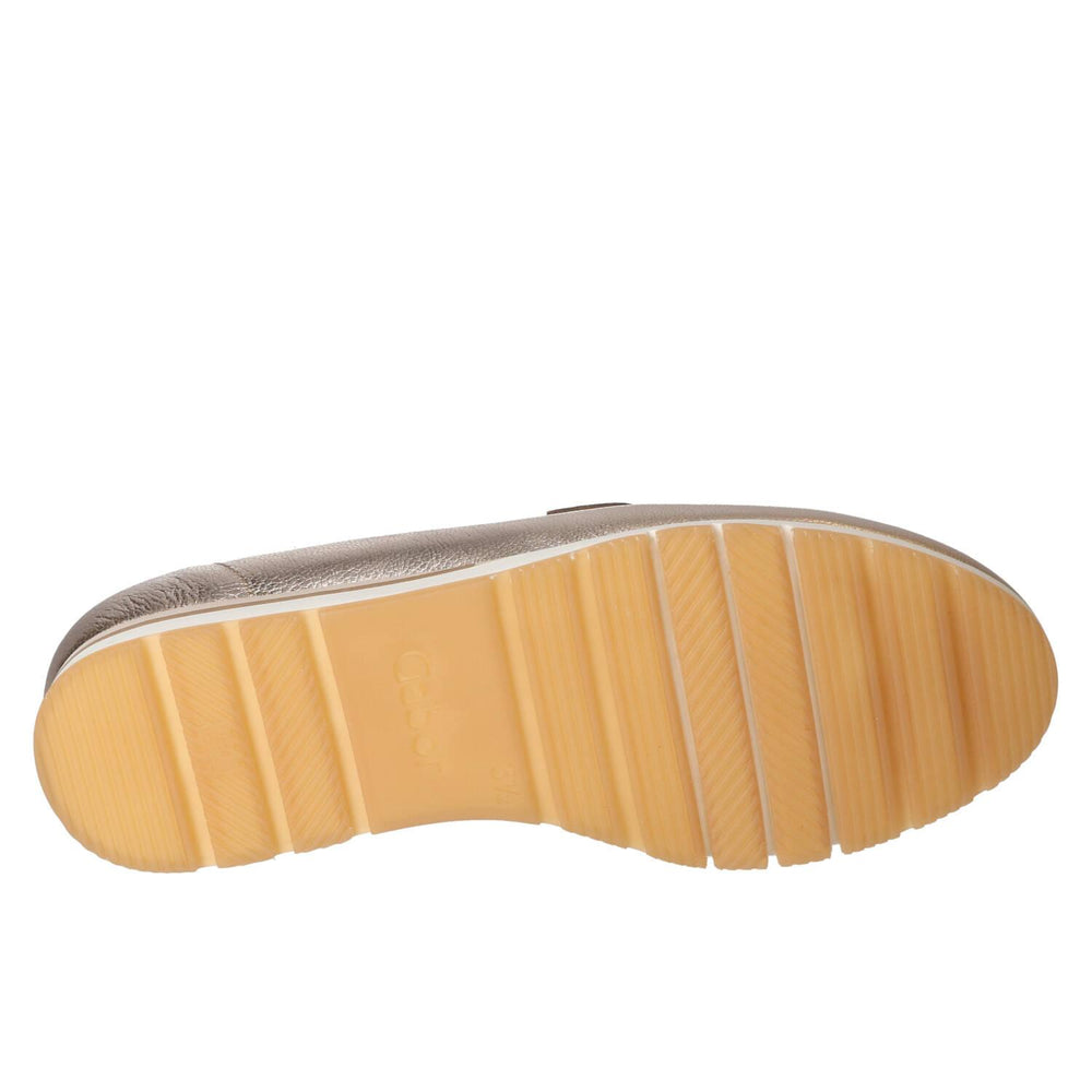 Chaussures à enfiler, Doré