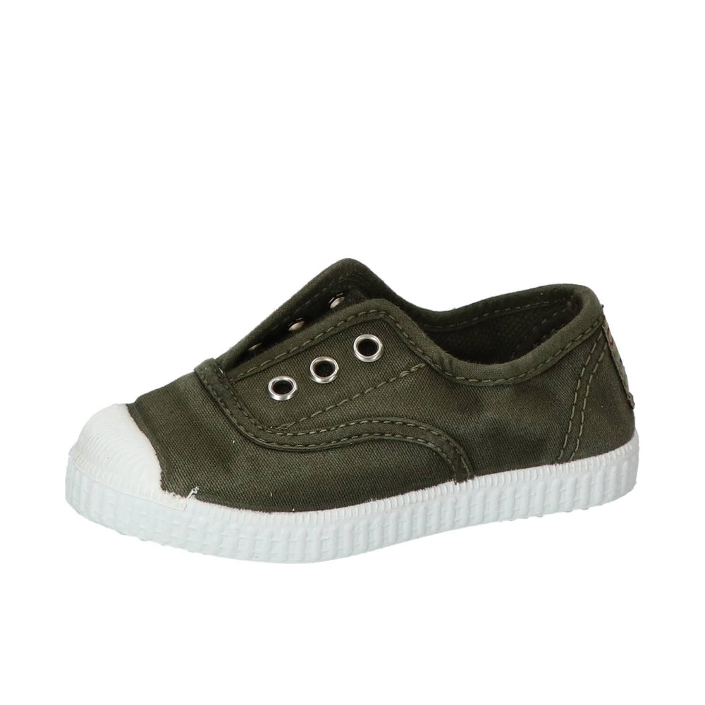 Chaussures Velcro, vertes