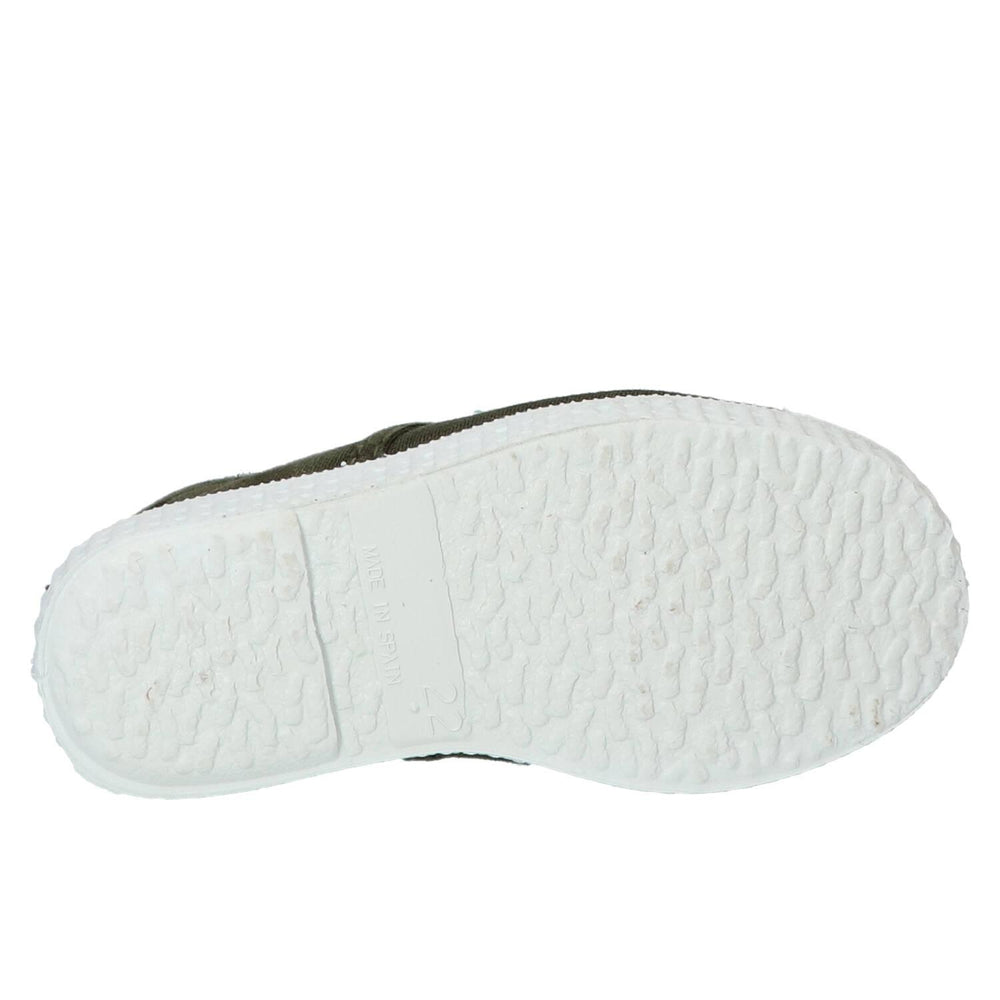 Chaussures Velcro, vertes