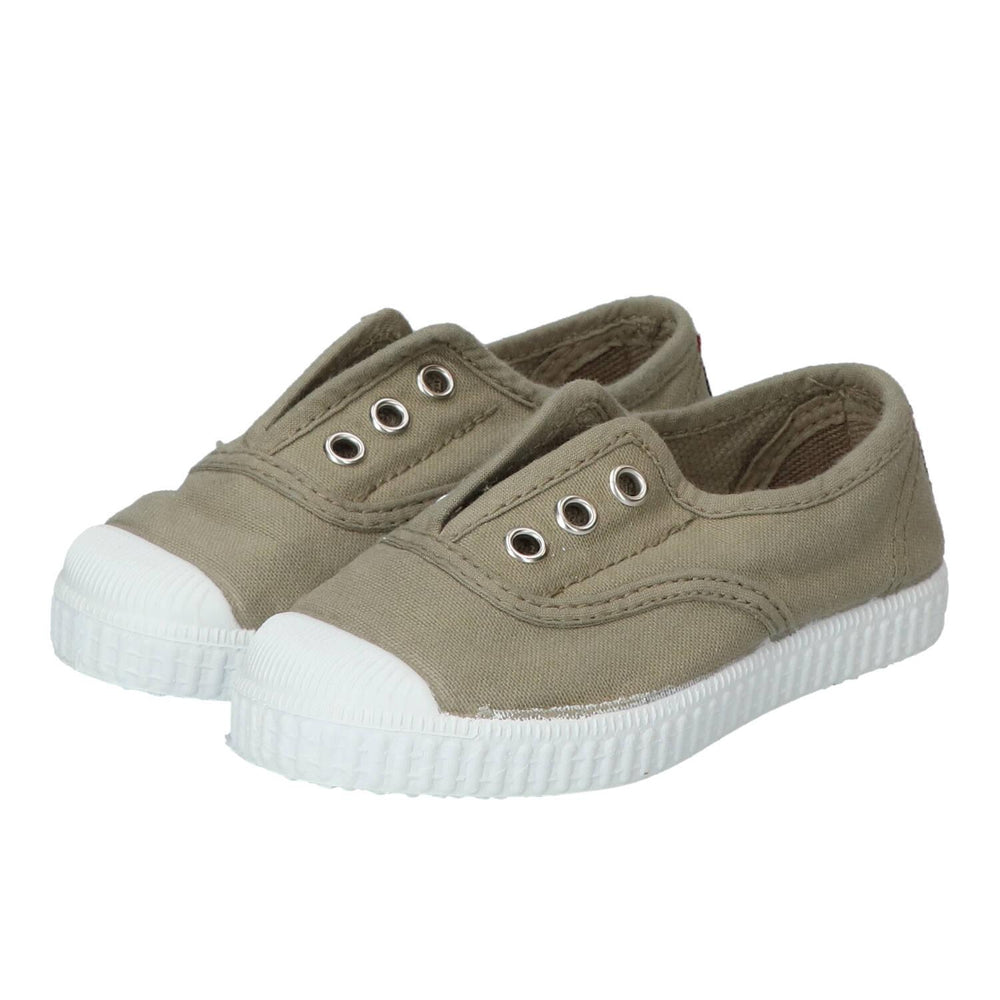 Chaussures Velcro, Taupe