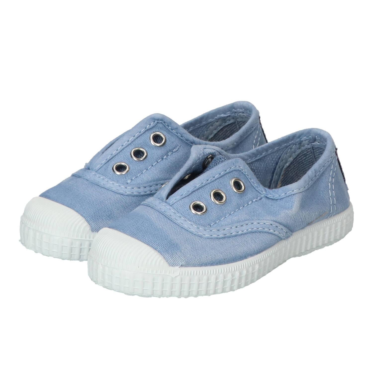 Chaussures Velcro, bleu clair