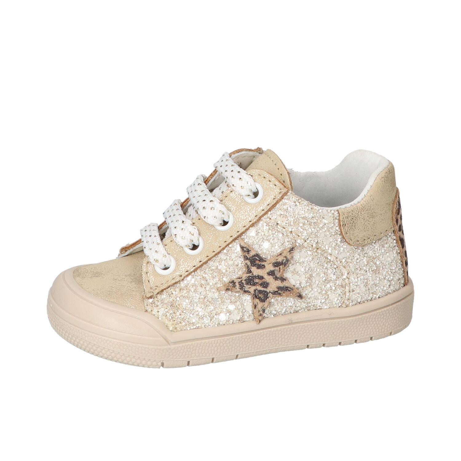 Chaussures à lacets, Doré