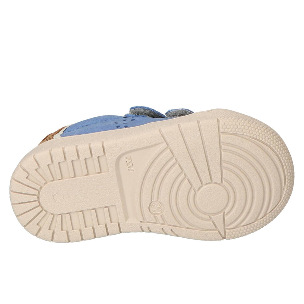 Chaussures Velcro, bleues