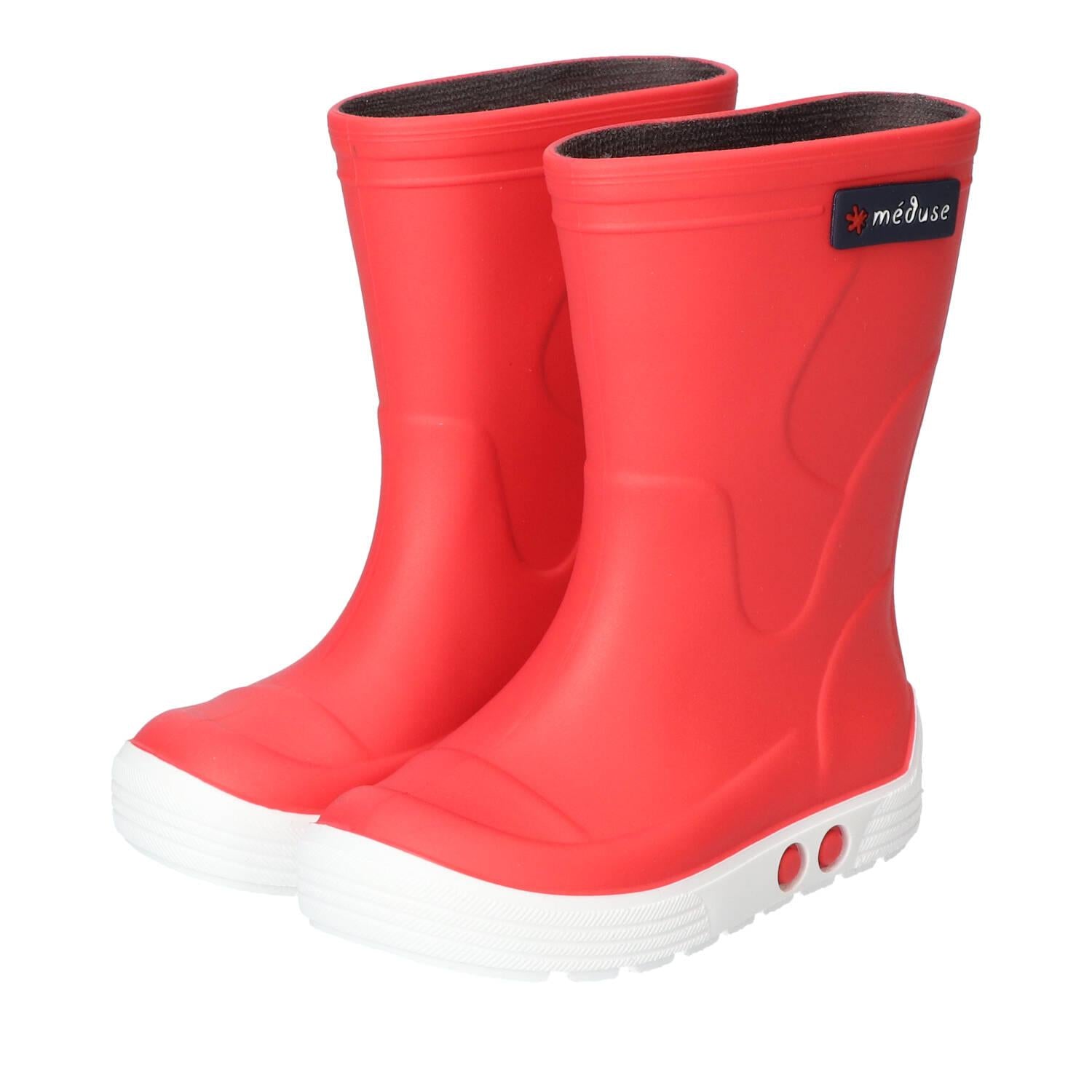 Rubber Laarzen, Rood