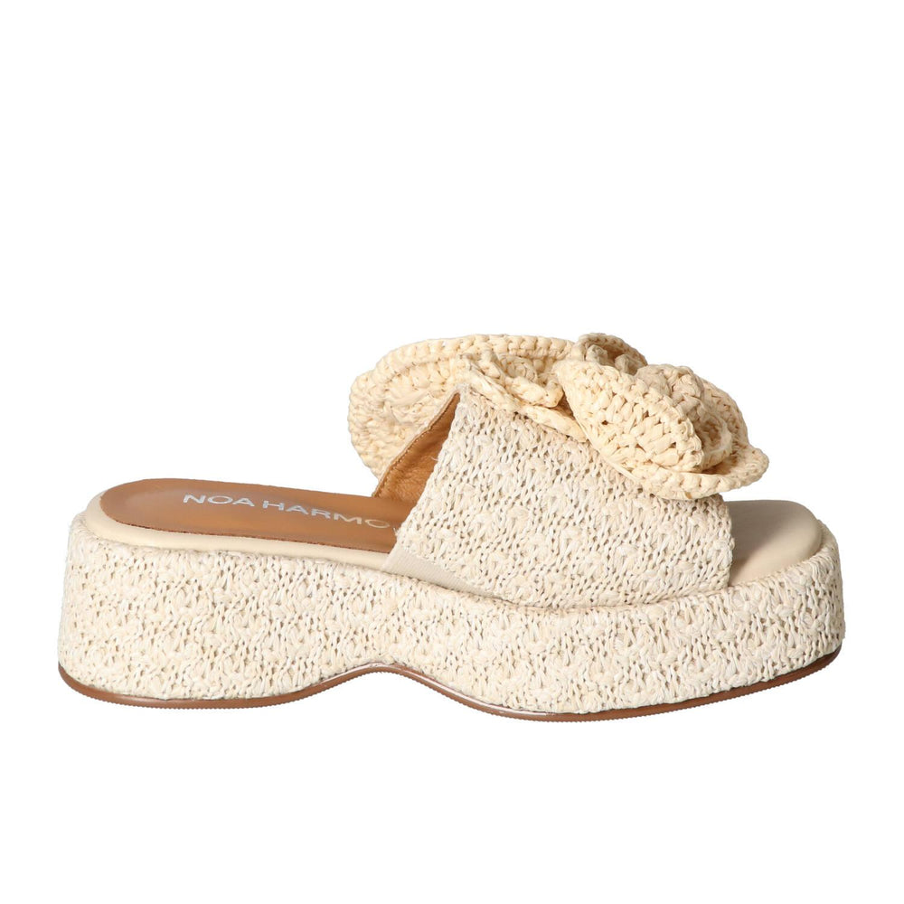 Mules, blanc cassé