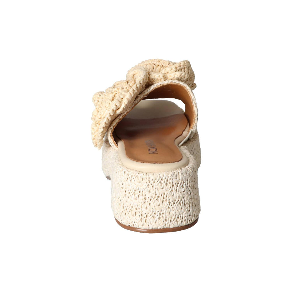 Mules, blanc cassé
