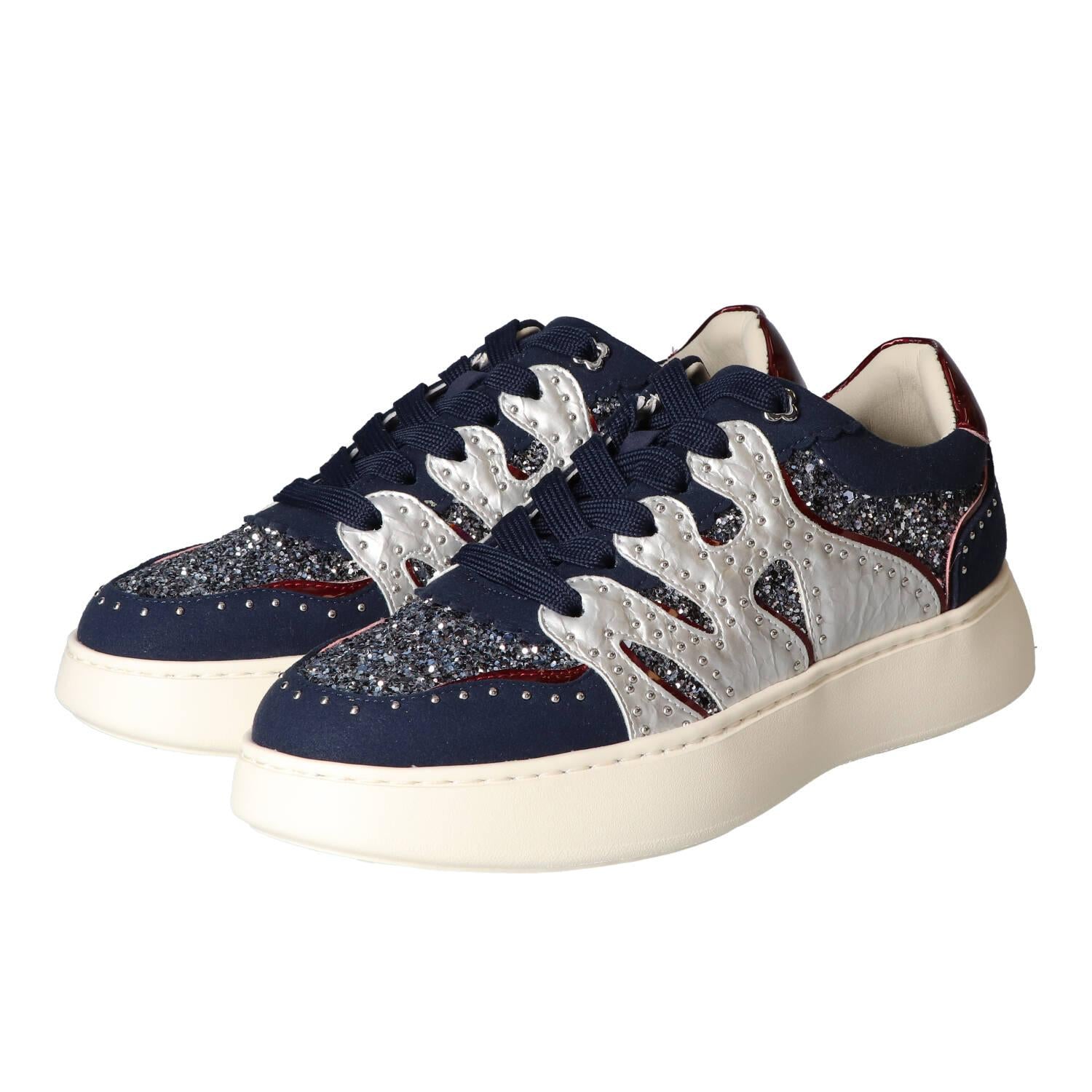 Baskets, bleu