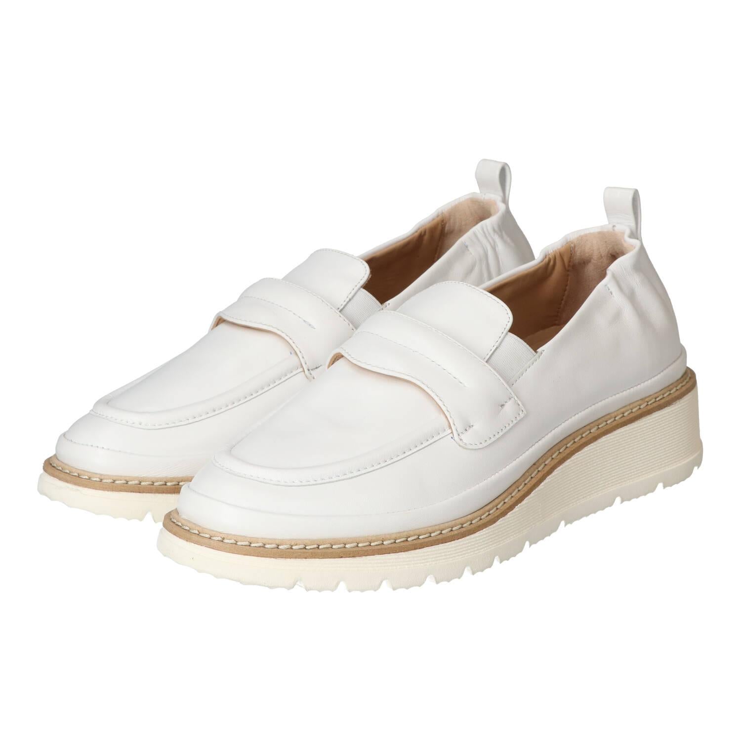 Chaussures à enfiler, Blanc
