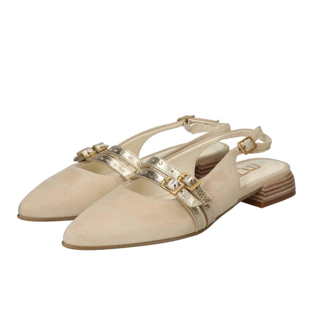 Slingback, Lichtbeige