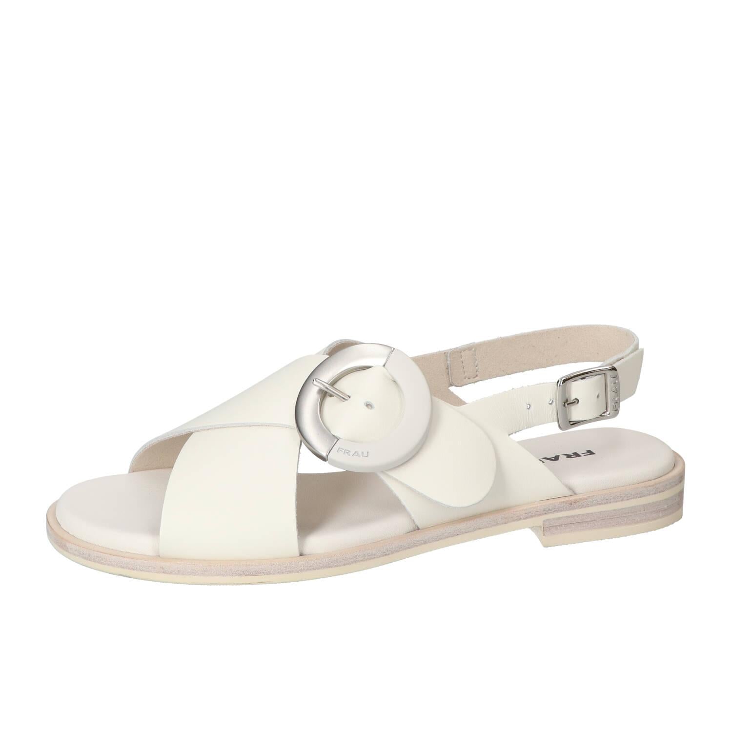 Sandales, blanc cassé