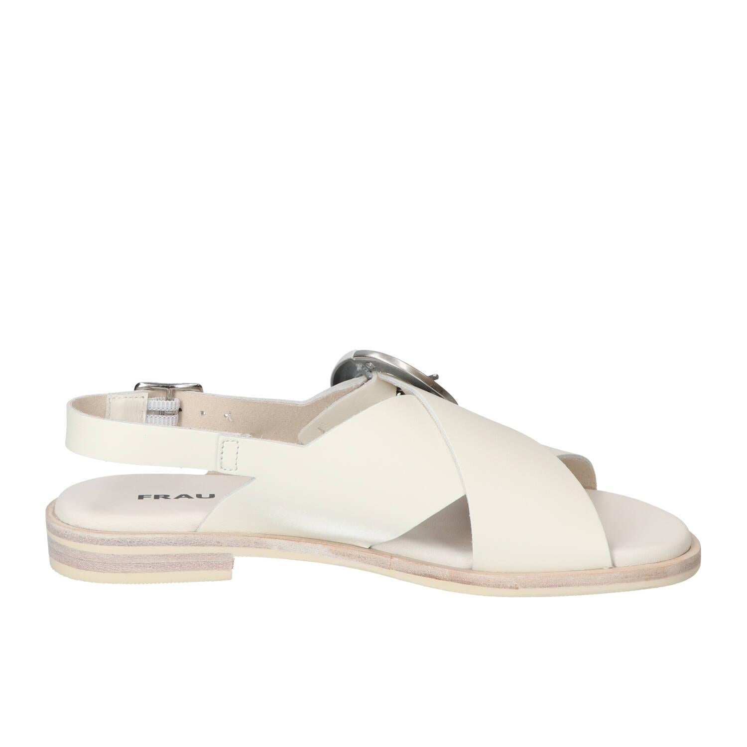 Sandales, blanc cassé