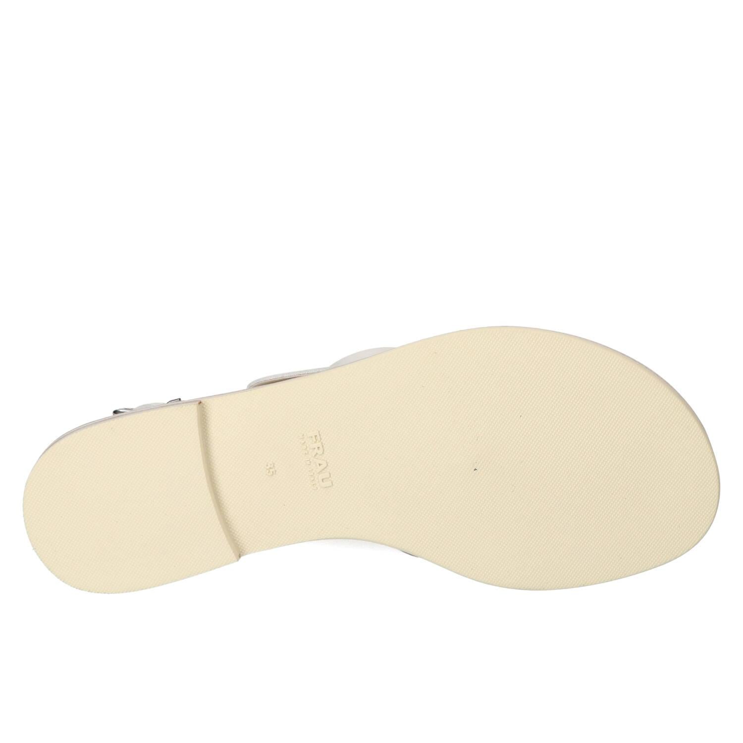 Sandales, blanc cassé