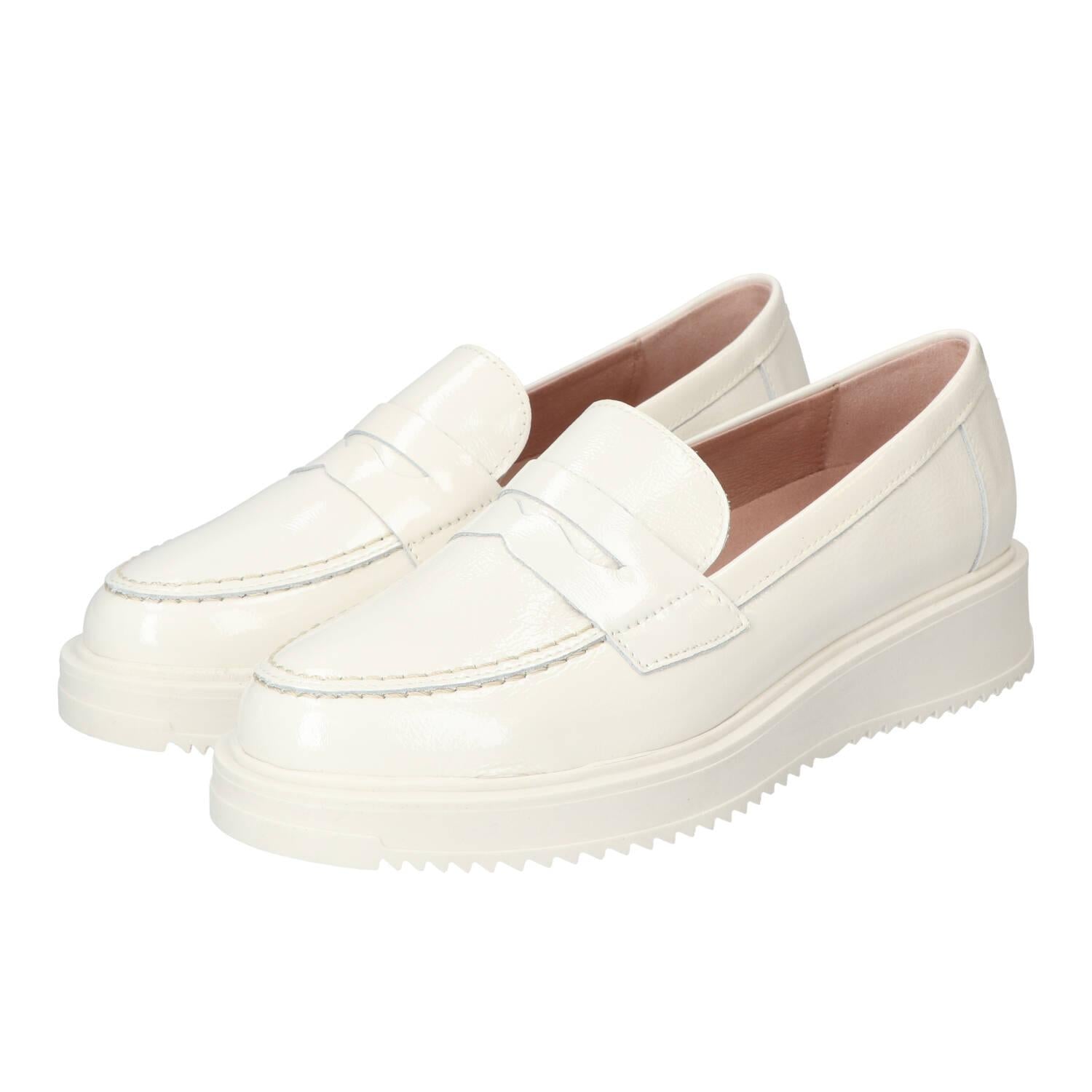 Chaussures à enfiler, Blanc