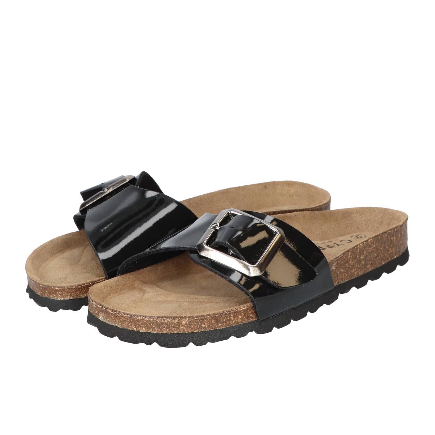 Slippers, Zwart