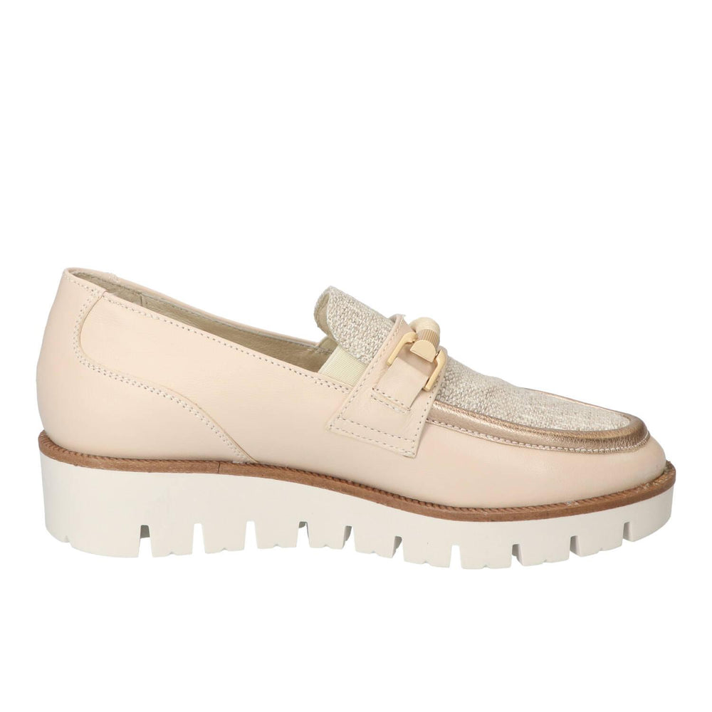 Chaussures à enfiler, Beige clair