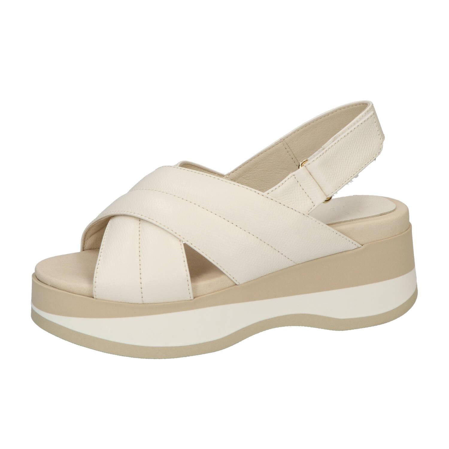 Sandales, blanc cassé