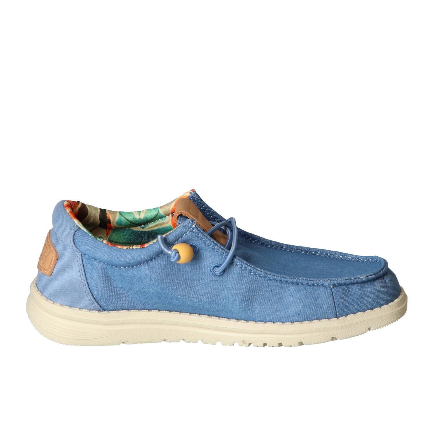 Chaussures à enfiler, bleu clair