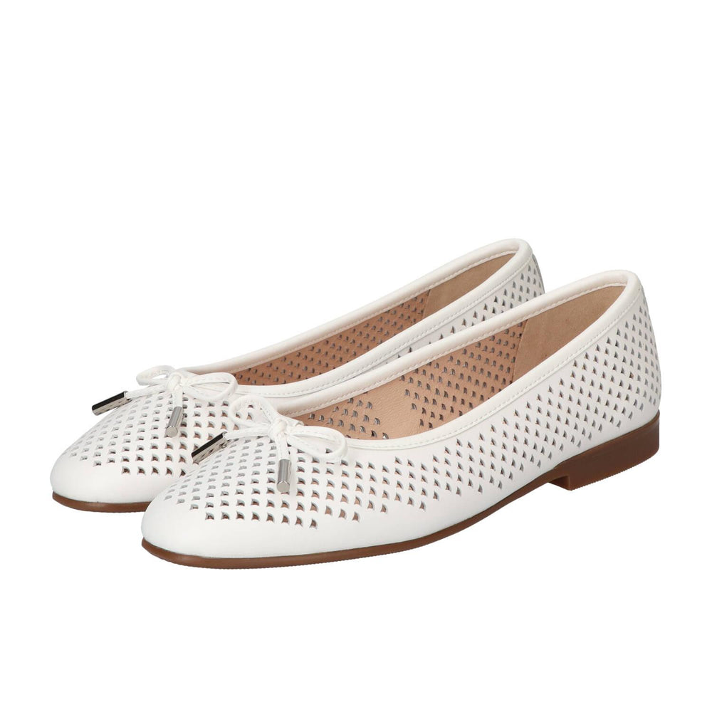 Ballerines, blanches