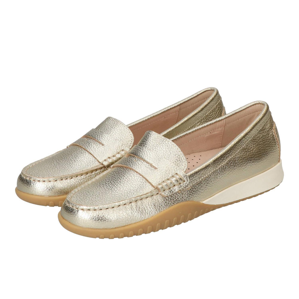 Chaussures à enfiler, Doré