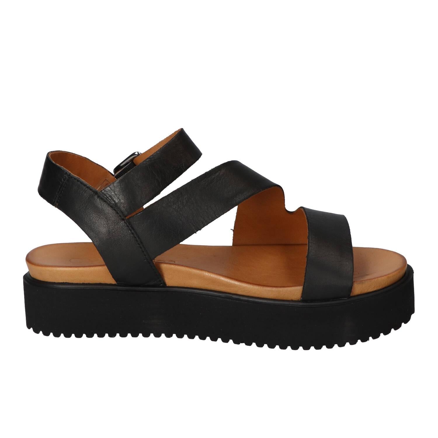 Sandalen, Zwart
