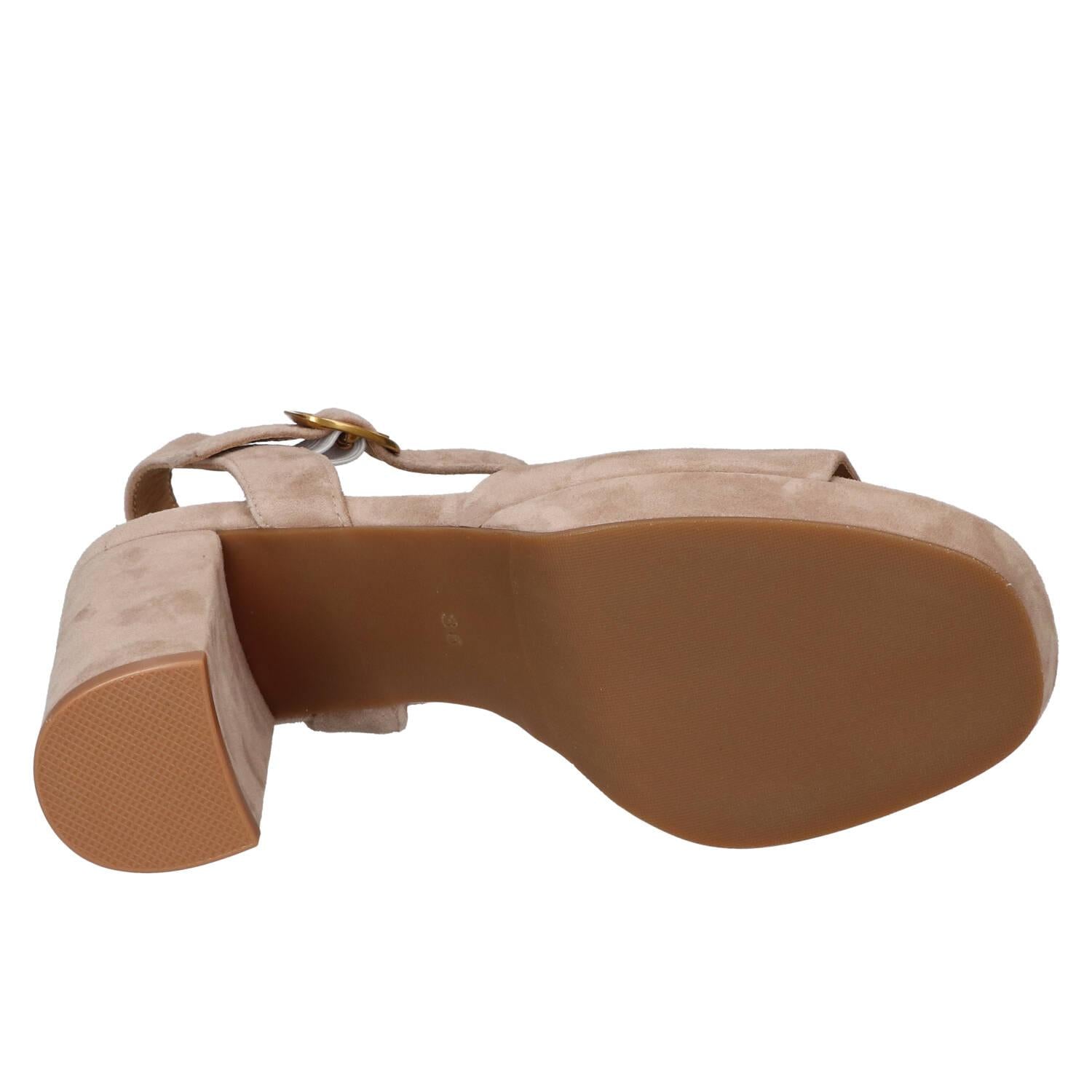 Sandalen, Taupe