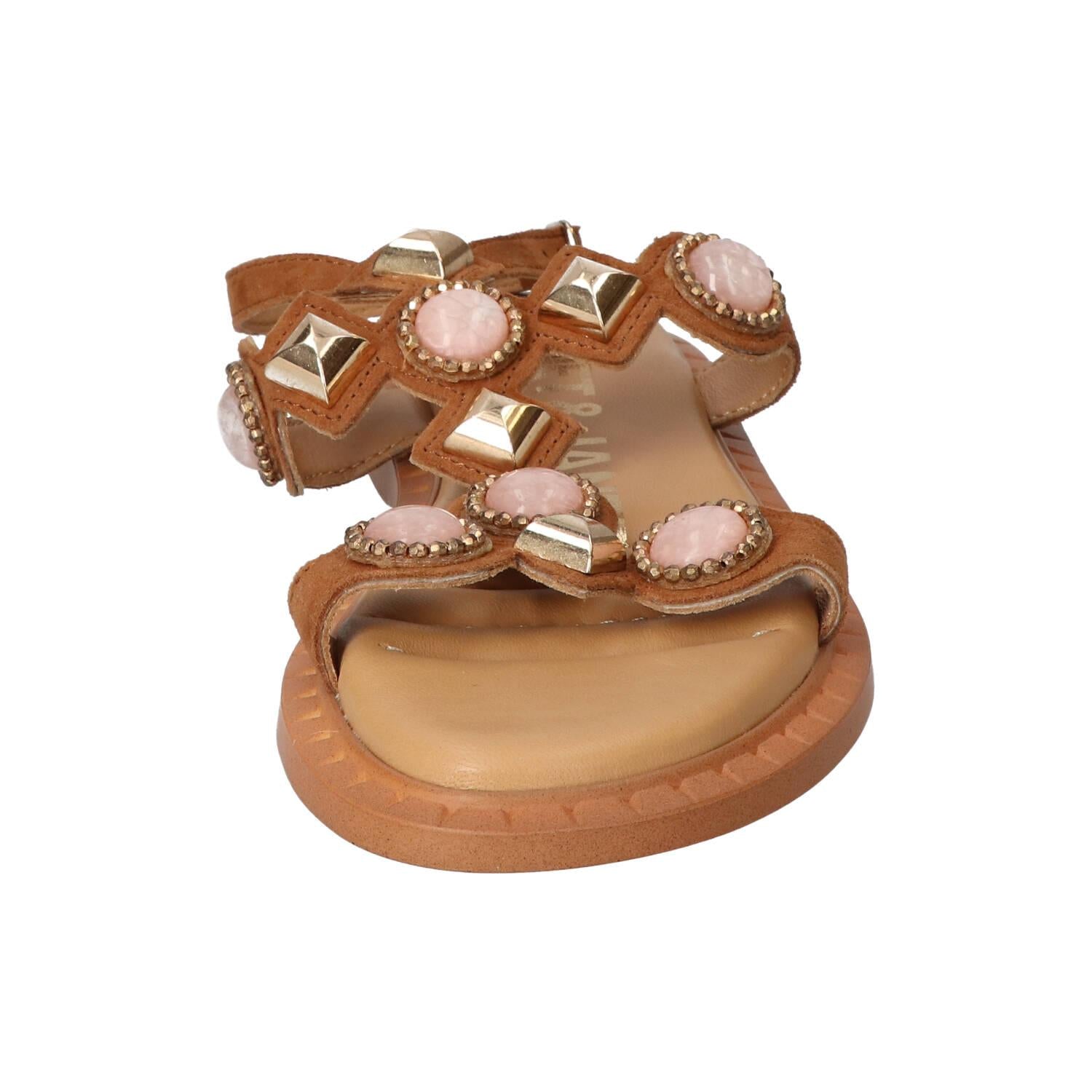 Sandalen, Cognac
