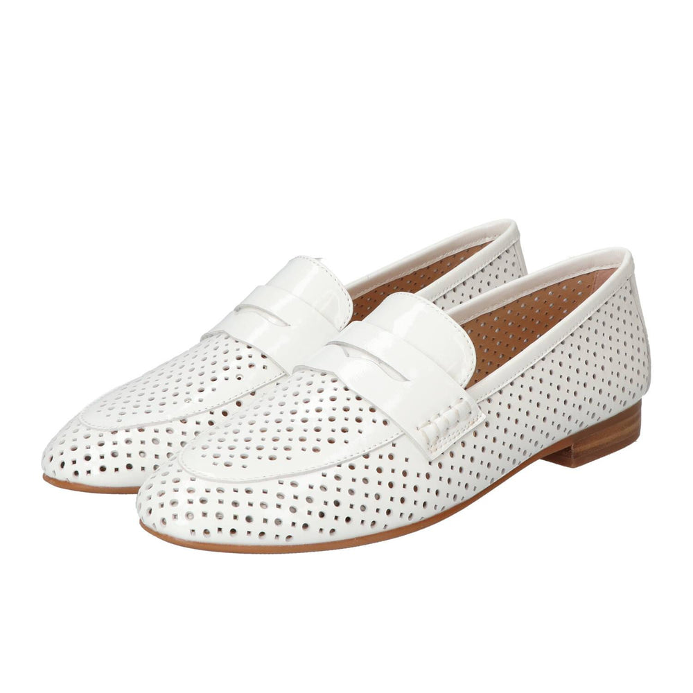 Chaussures à enfiler, Blanc