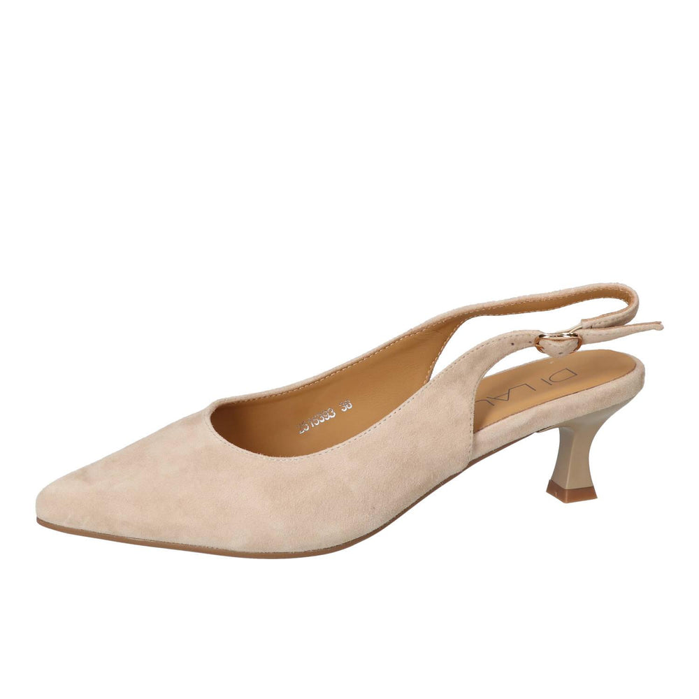 Slingback, beige clair