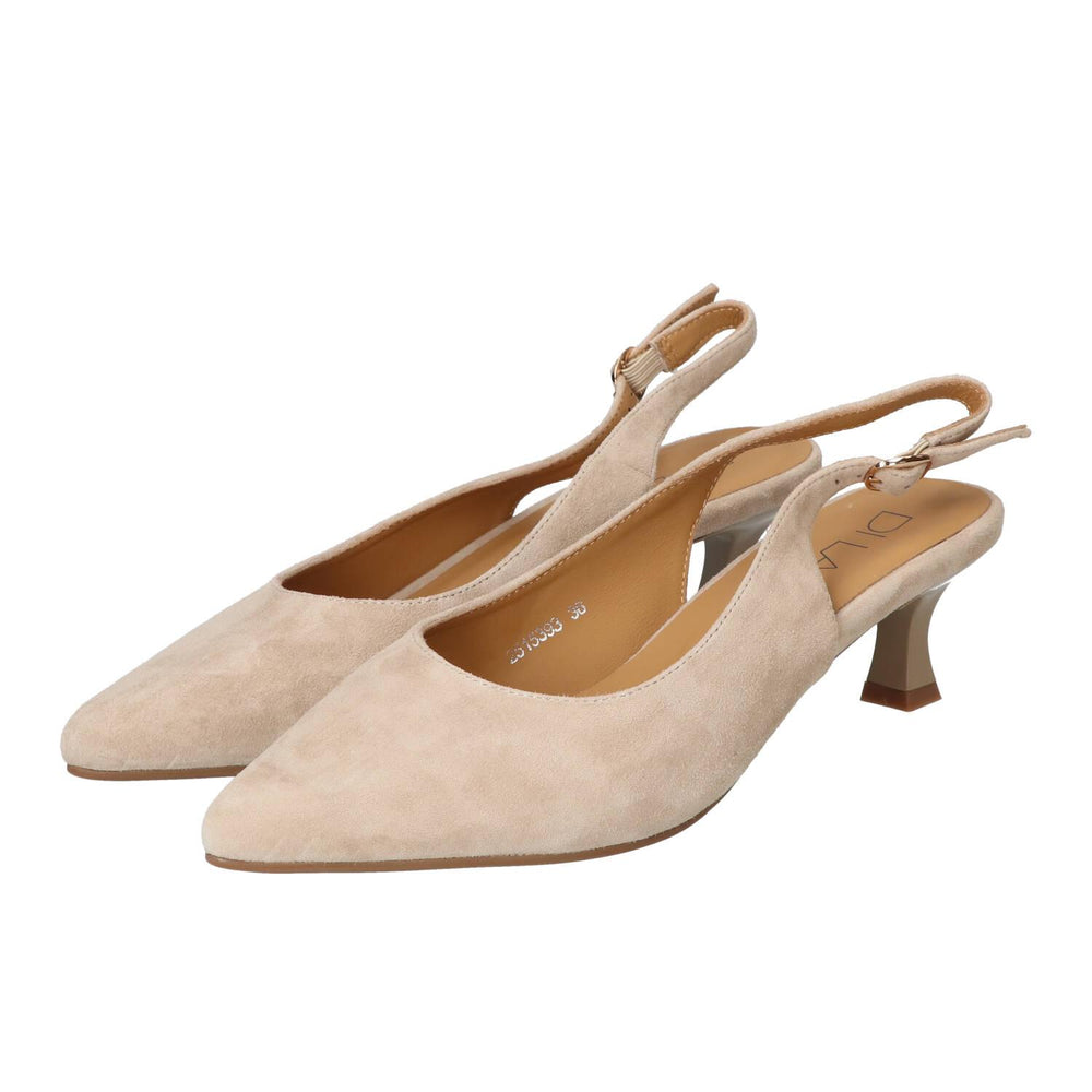 Slingback, beige clair
