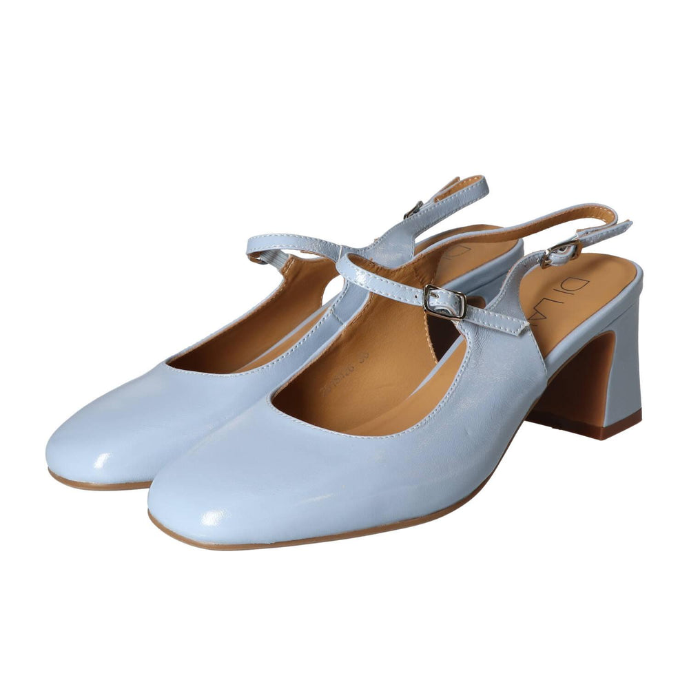 Slingback, bleu clair