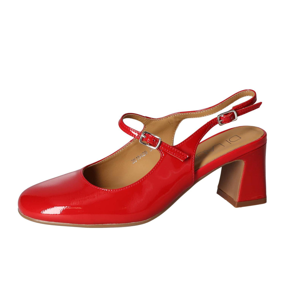 Slingback, rouge