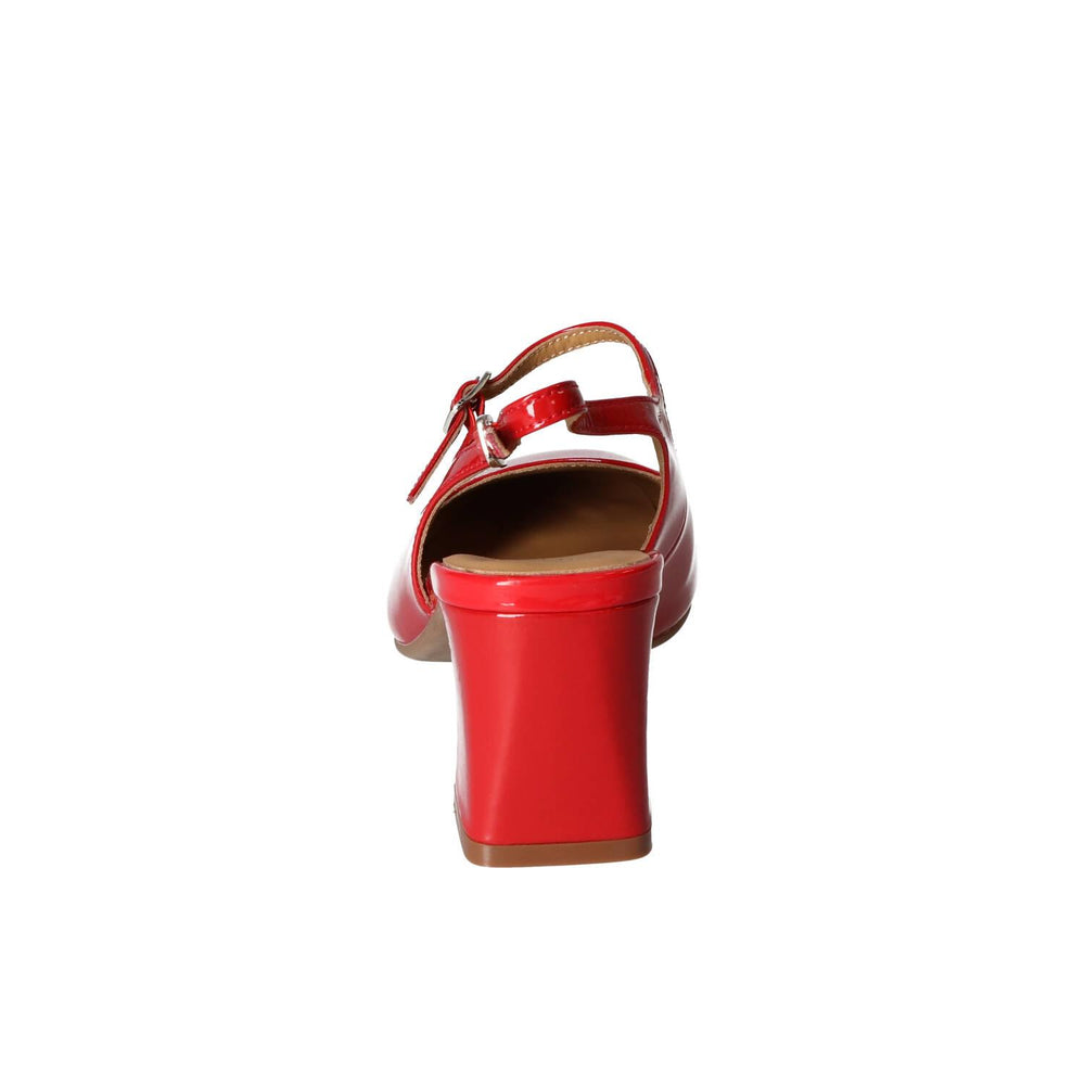 Slingback, rouge