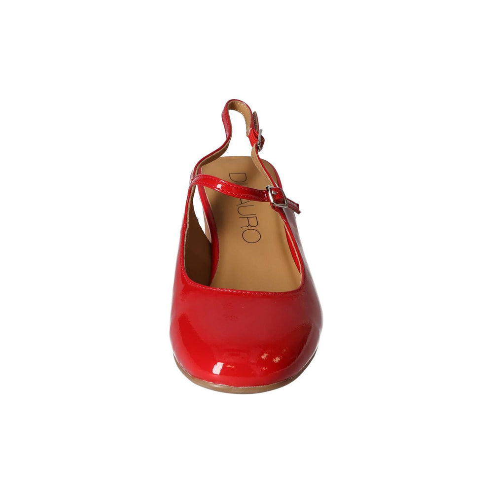 Slingback, rouge