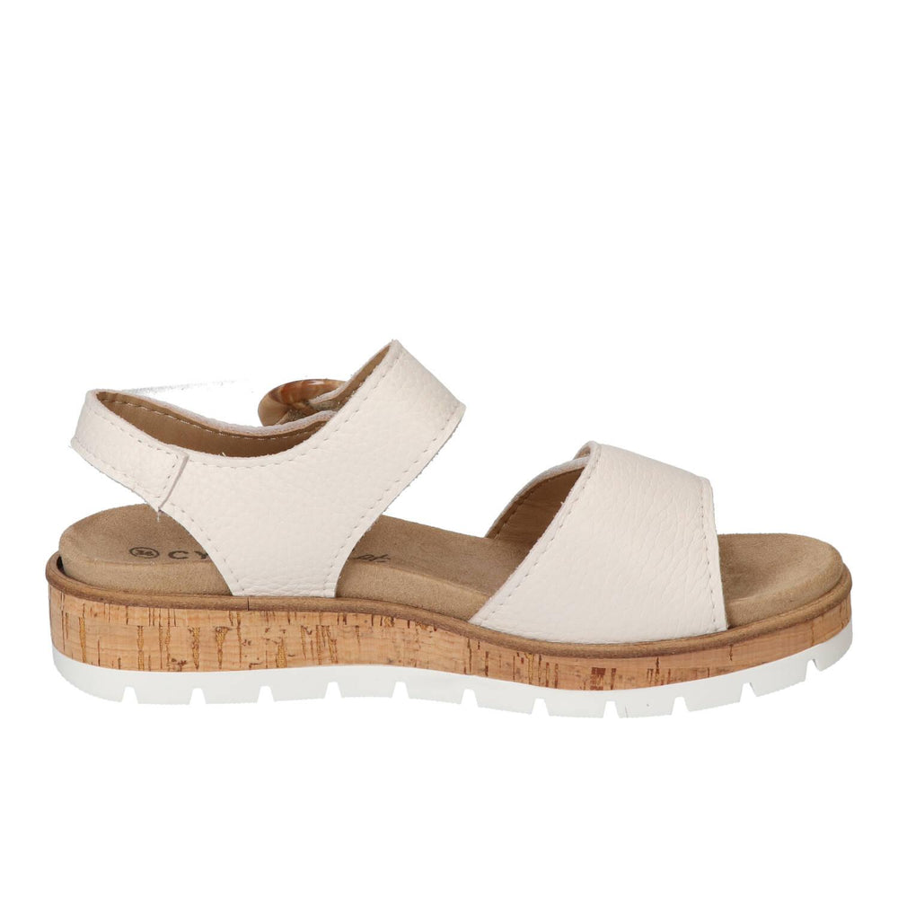 Sandales, beige clair
