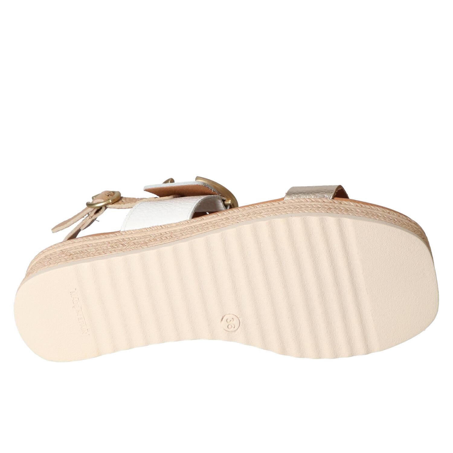 Sandalen, Wit