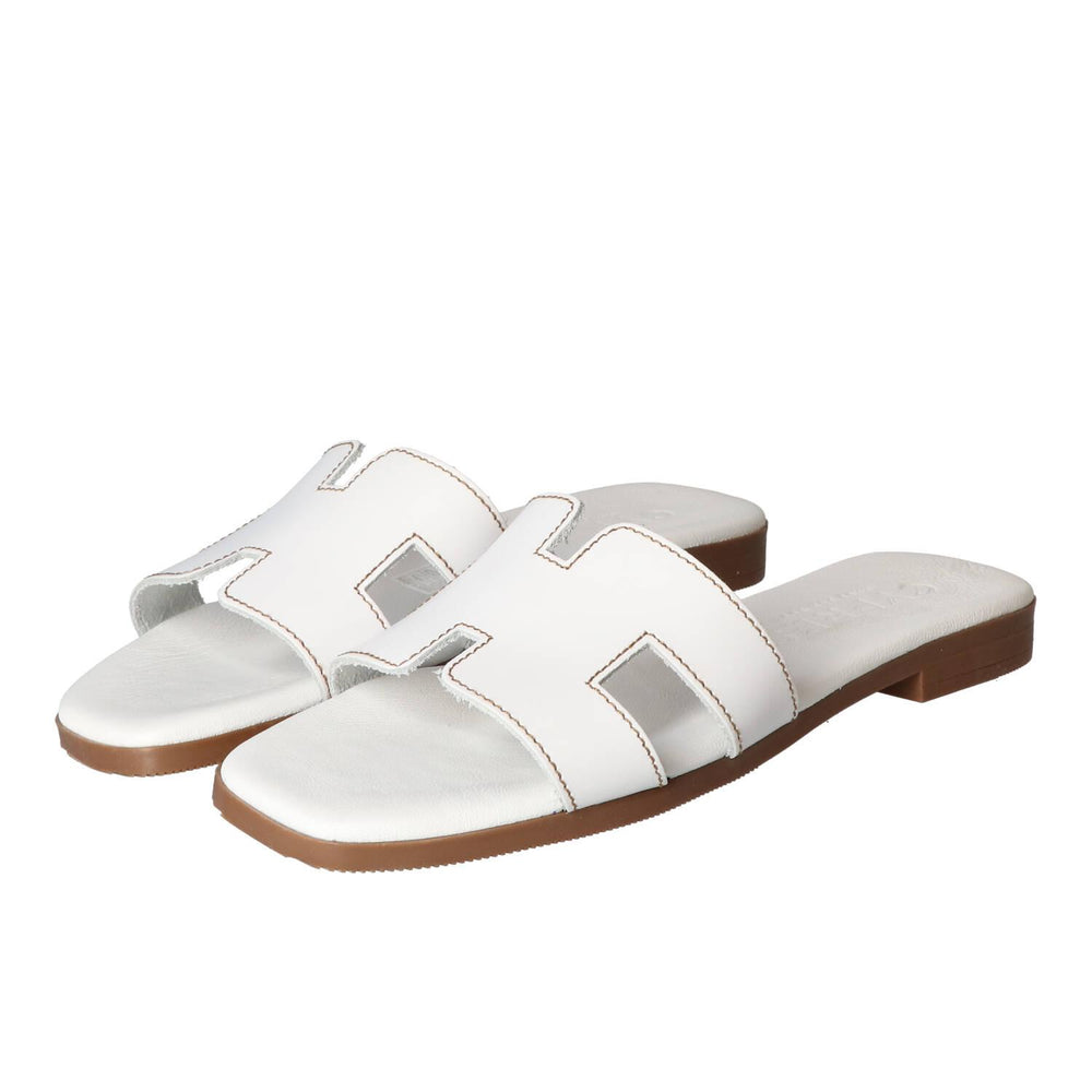 Sandalen, Wit