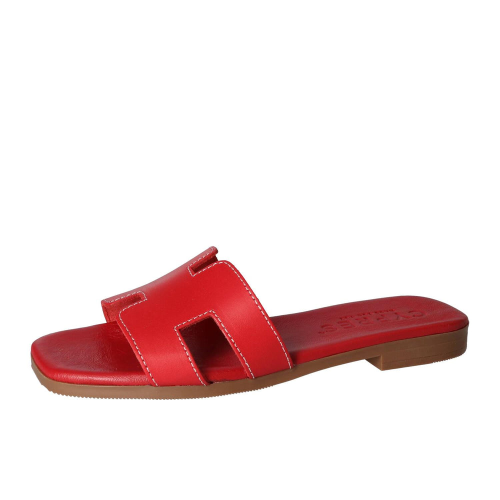 Sandales, rouge