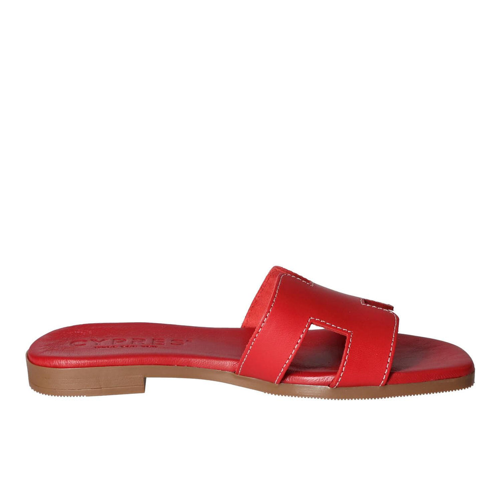 Sandales, rouge