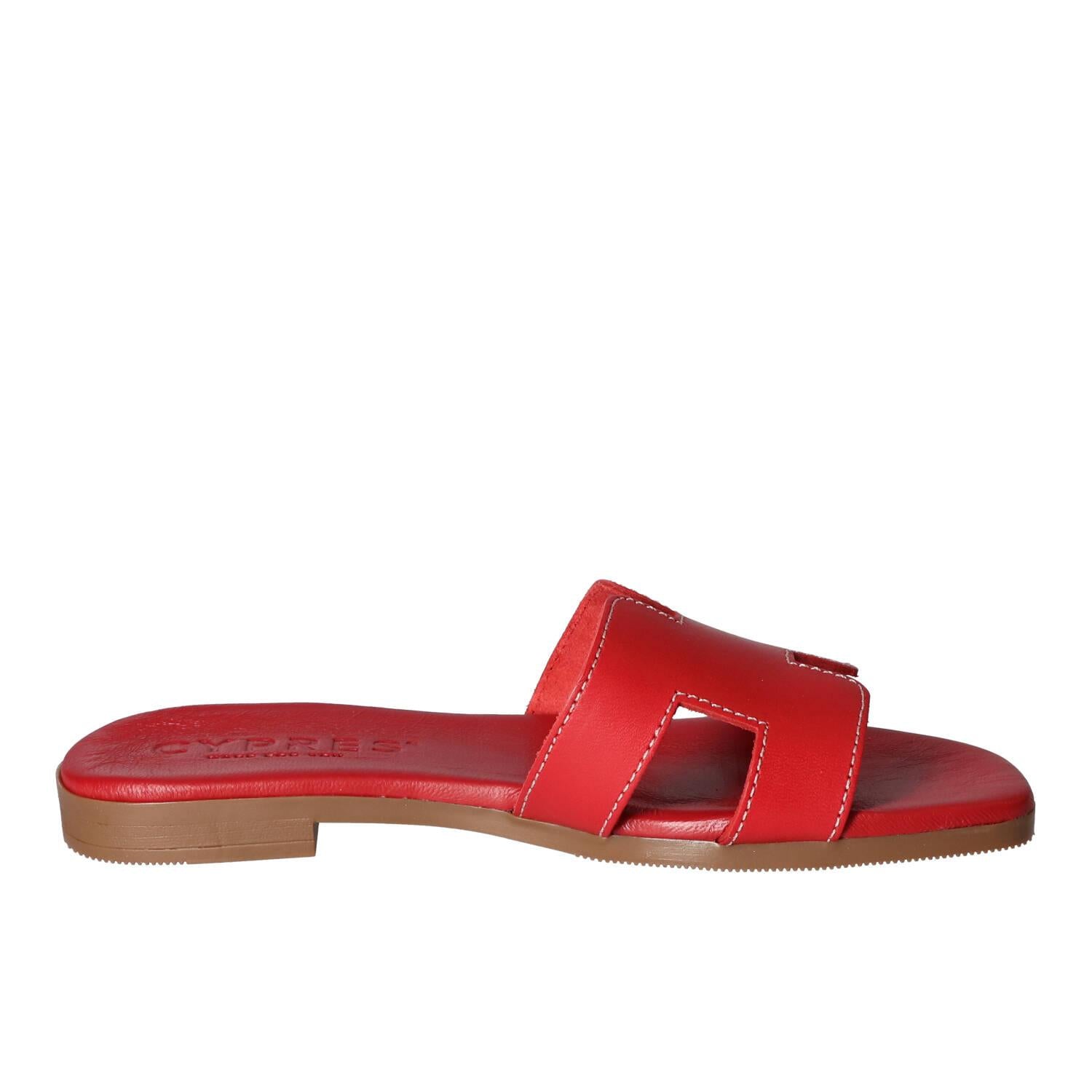 Sandales, rouge
