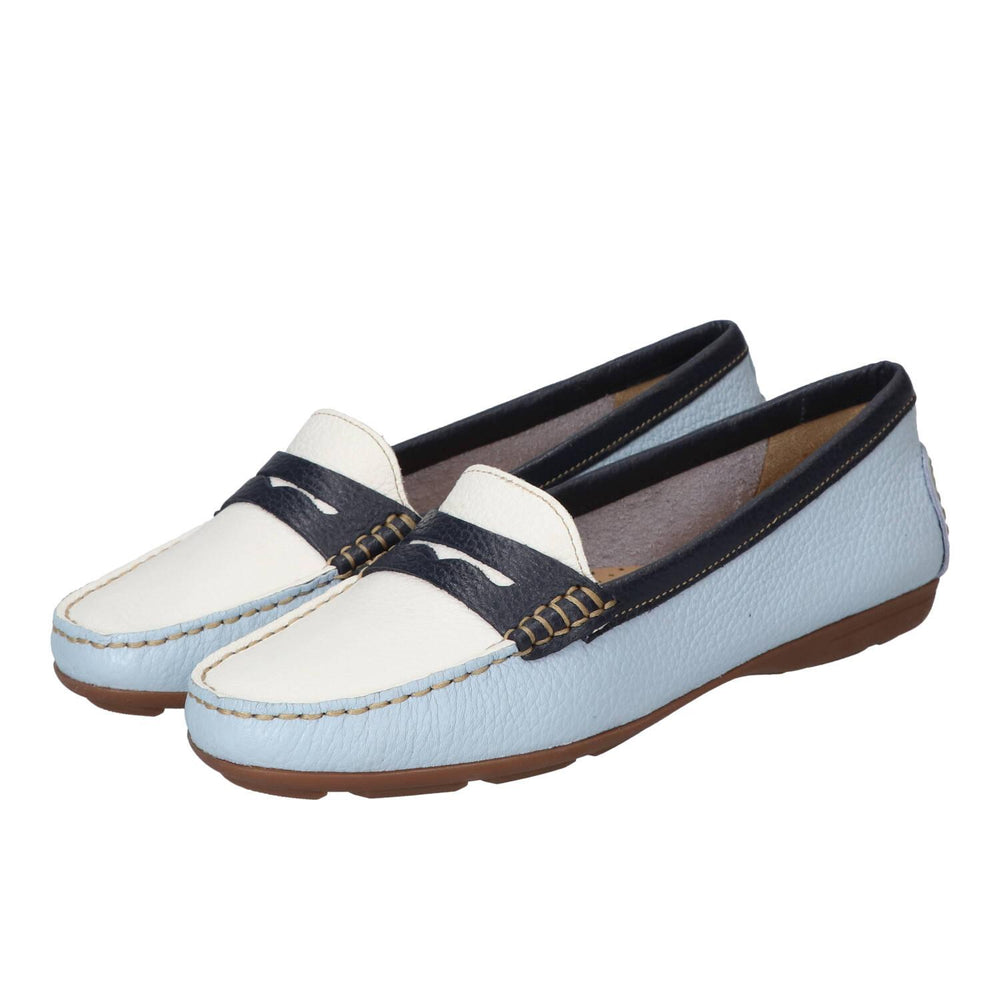 Chaussures à enfiler, bleu clair