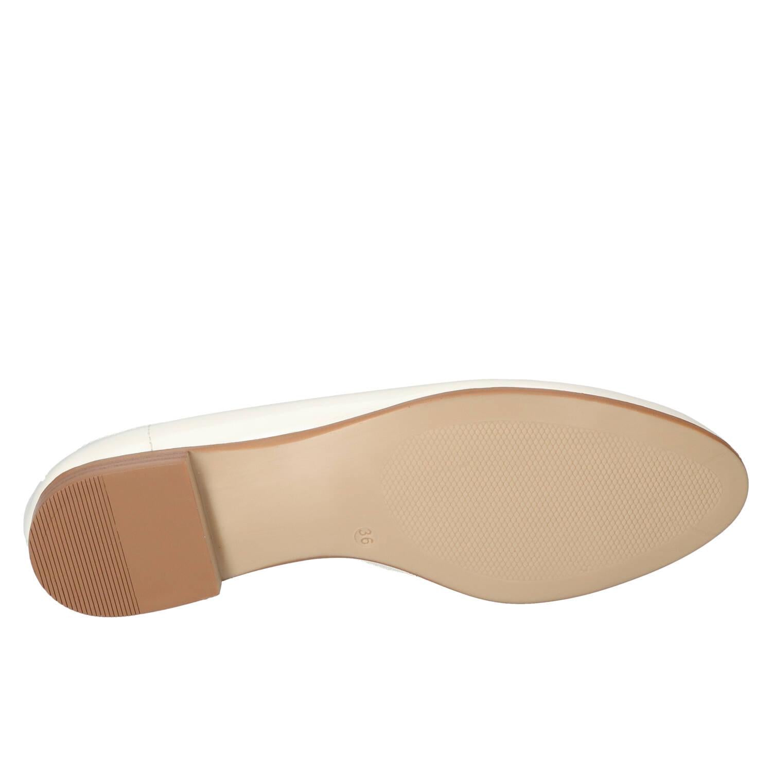 Chaussures à enfiler, Blanc