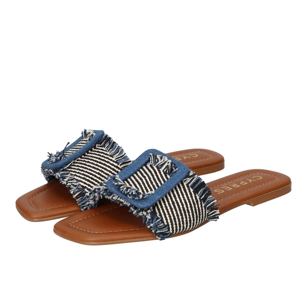 Mules, bleu clair