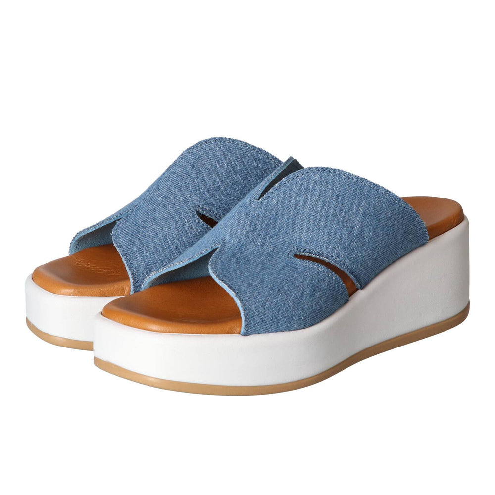 Mules, bleu clair
