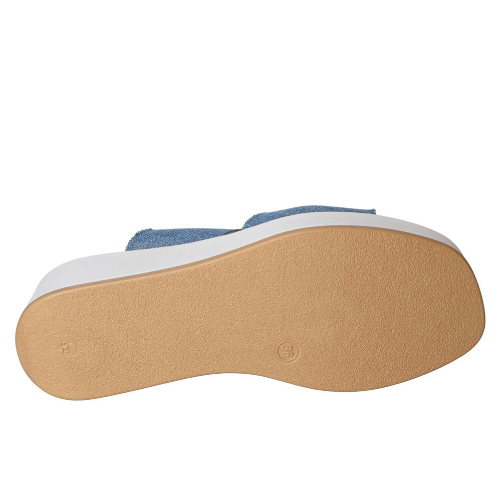 Mules, bleu clair
