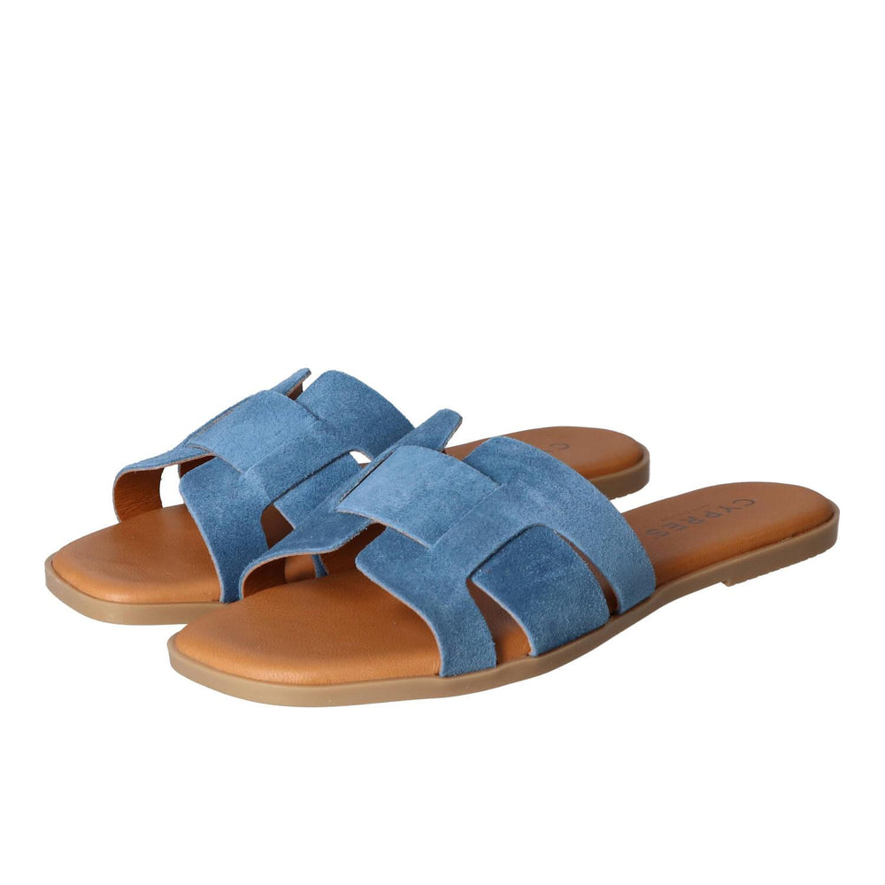 Mules, bleu clair