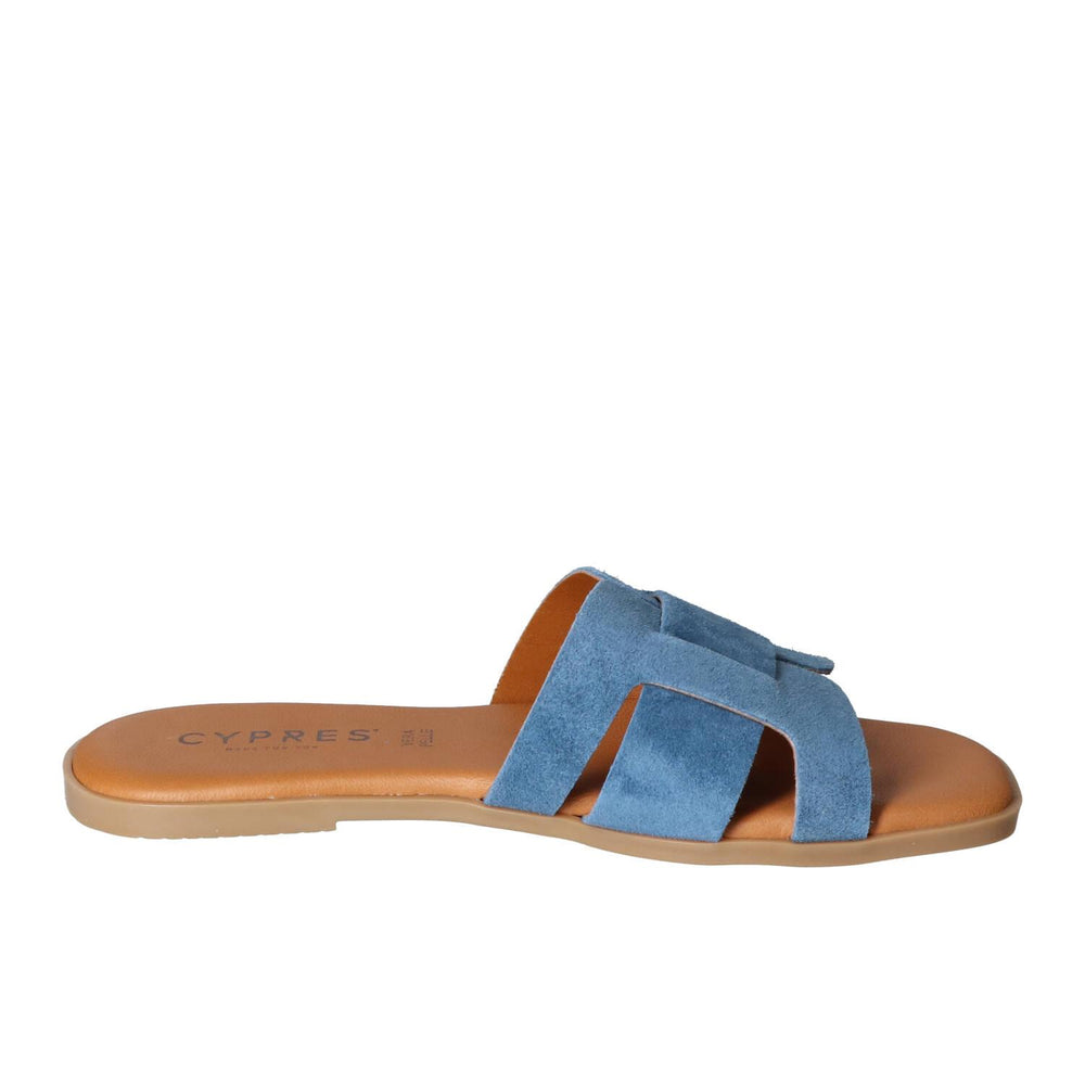 Mules, bleu clair