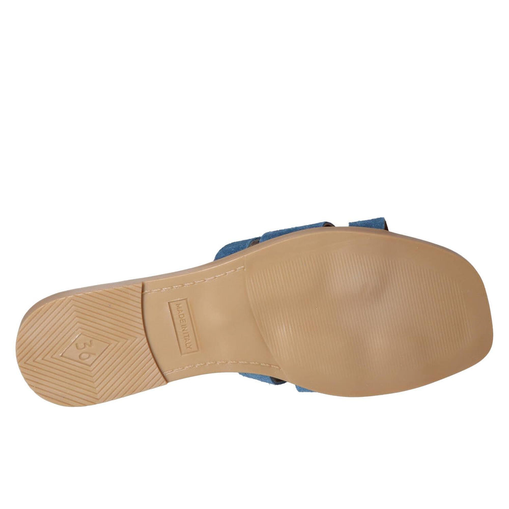 Mules, bleu clair